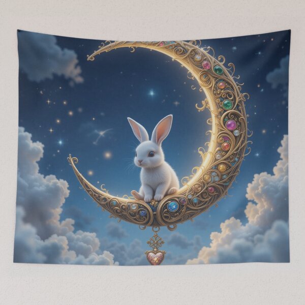 Item preview, Rabbit on the Moon designed and sold by RaF71PrO.