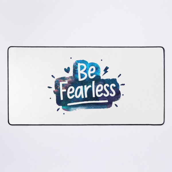 Item preview, Be Fearless - Cute Watercolor Motivational Quotes designed and sold by RiceArtShop.