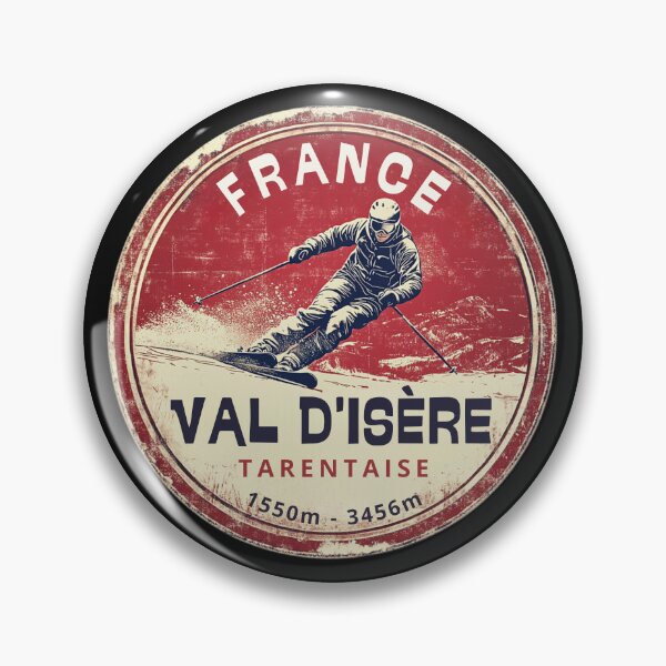 Item preview, Val-d'Isère - Tarentaise Valley - France  designed and sold by GoodOldVintage.