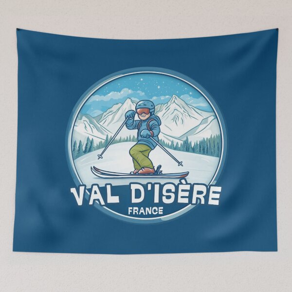 Item preview, Val-d'Isère - Tarentaise Valley - France  designed and sold by GoodOldVintage.