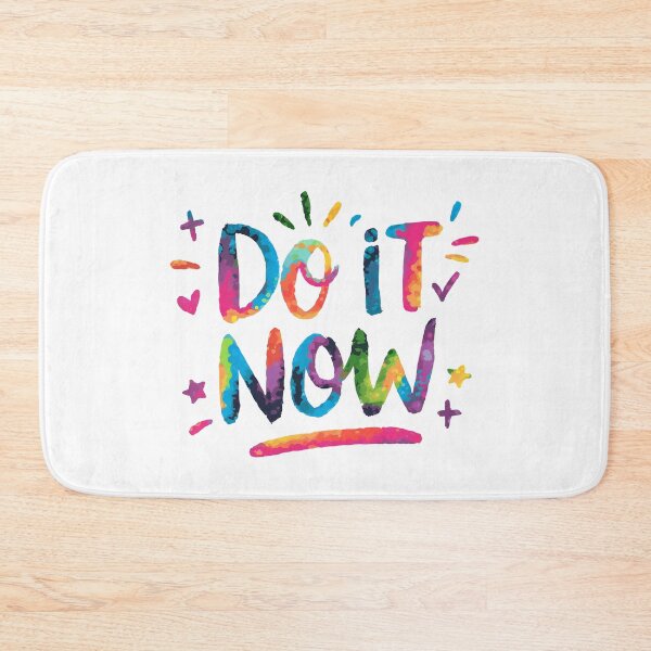 Item preview, Do It Now - Cute Watercolor Motivational Quotes designed and sold by RiceArtShop.