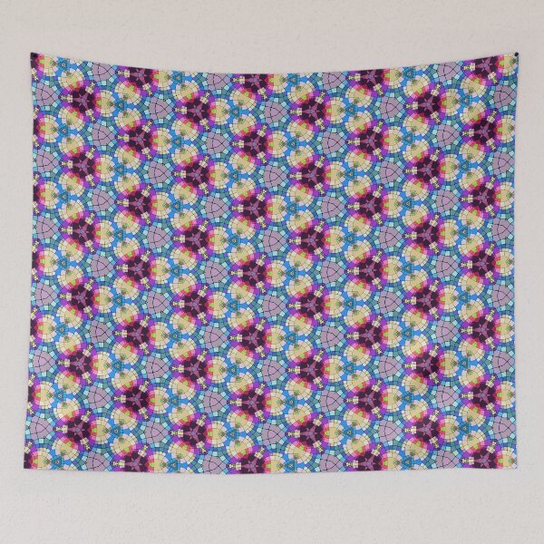 Item preview, rainbow prismatic pattern lovely things widescreen decorative flowers art floral design 16 10 aspect ratio ornamental wallpaper background chromatic abstract colorful designed and sold by Abrahamjrnd.
