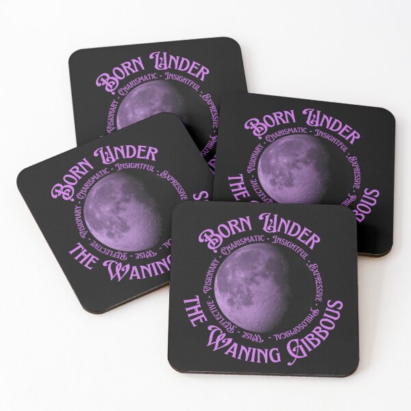 Item preview, Born Under The Waning Gibbous Moon designed and sold by NeffeliesStuff.