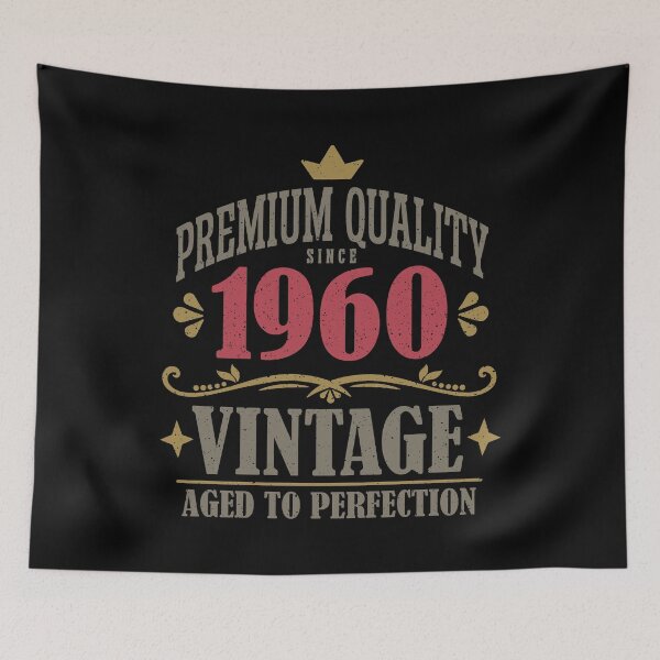 Item preview, Vintage 65th Birthday 65 Years Premium Quality Since 1960 designed and sold by eclecTEEq.
