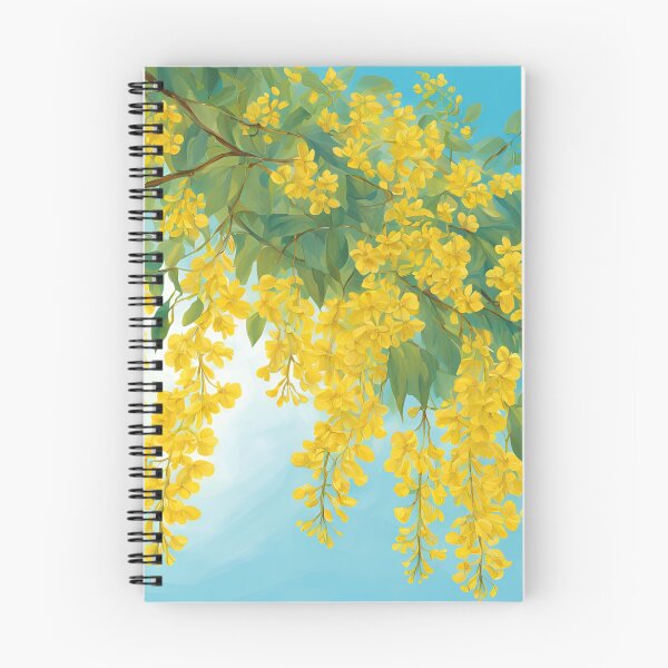 Item preview, Golden Shower Blossom in Watercolor designed and sold by Glam-OOTD.