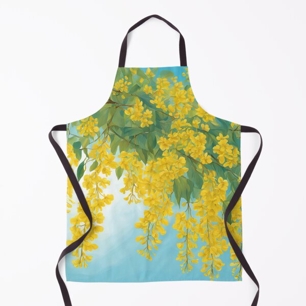 Item preview, Golden Shower Blossom in Watercolor designed and sold by Glam-OOTD.