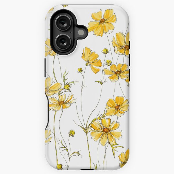 Item preview, Yellow Cosmos Flowers designed and sold by JRoseDesign.