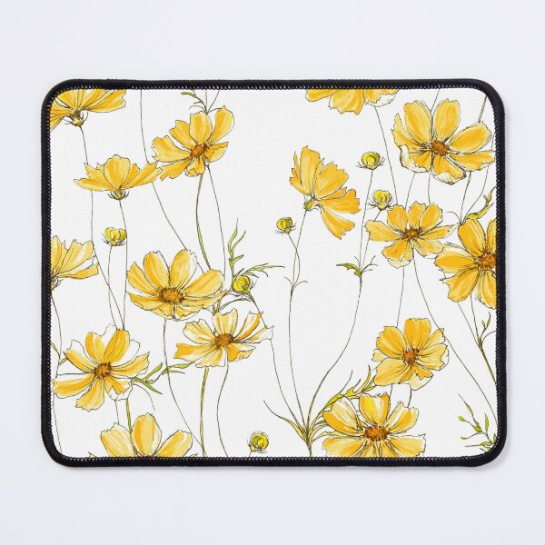 Item preview, Yellow Cosmos Flowers designed and sold by JRoseDesign.