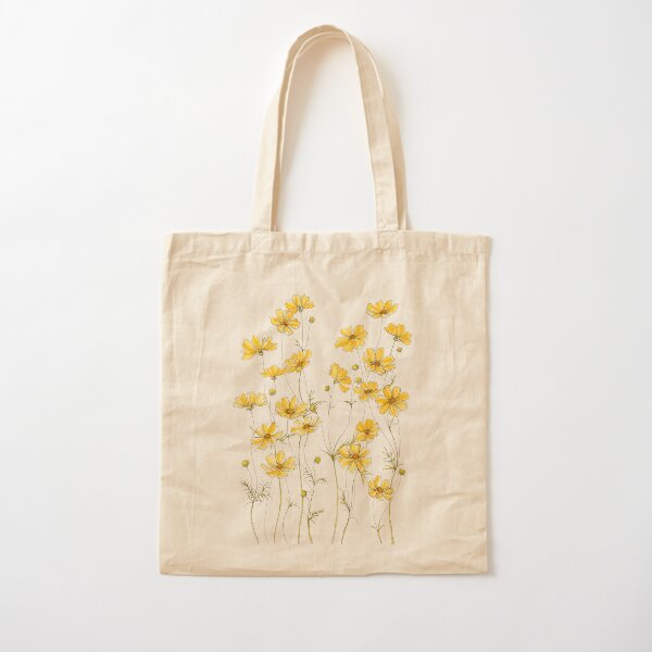 Aperçu de l'œuvre Fleurs de cosmos jaunes créée et vendue par JRoseDesign.