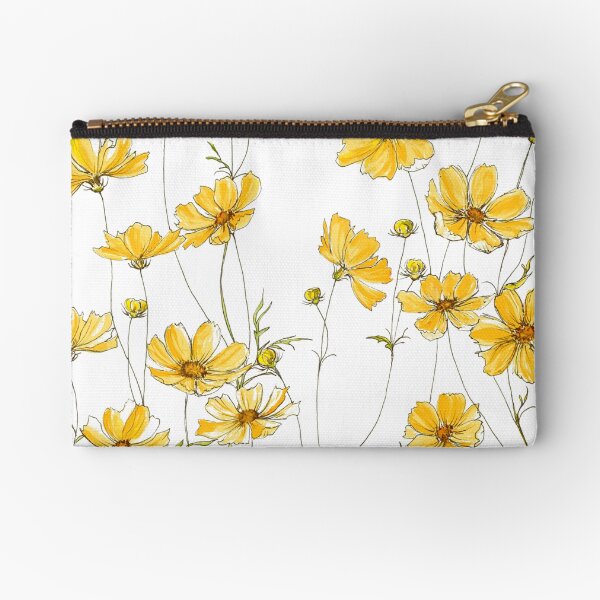 Aperçu de l'œuvre Fleurs de cosmos jaunes créée et vendue par JRoseDesign.
