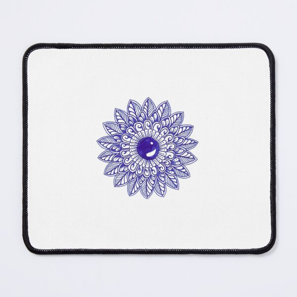 Item preview,  Blue Botanical Mandala designed and sold by amazingmandala.