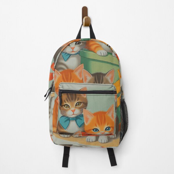 Item preview, Charming Cat Ensemble - Adorable Kittens with Bows designed and sold by Modern-Mojo.