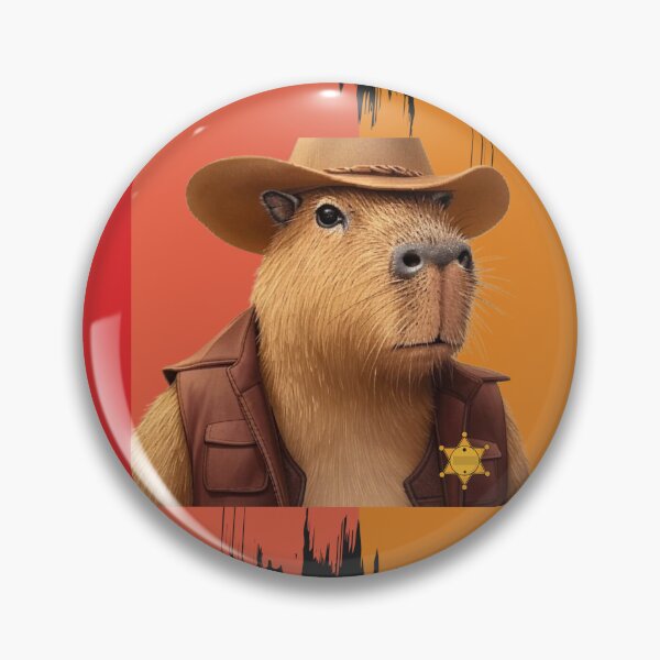 Item preview, Capybara in Big Hat, Bigger Chill :Retro designed and sold by damik1984.