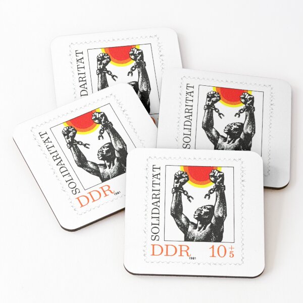 Item preview, 1981 East German postage stamp T-shirt designed and sold by lorcagrimes.