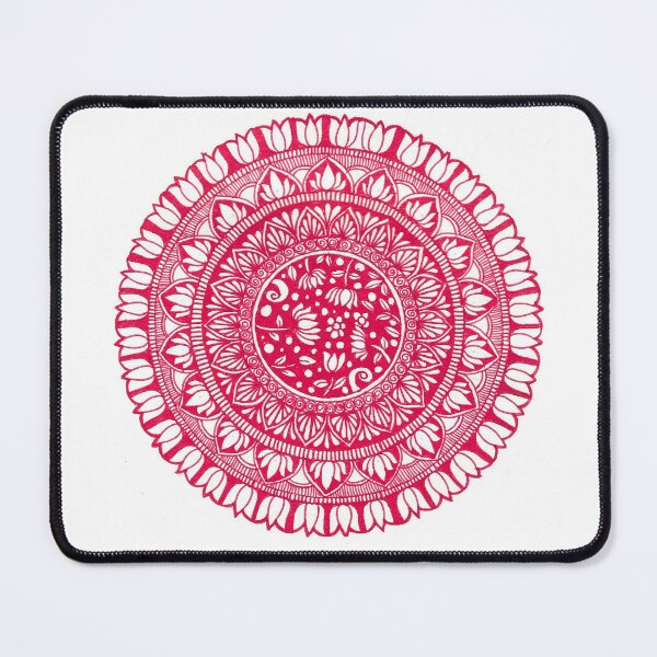 Artikelvorschau, Purpurrotes Blumenmandala entworfen und verkauft von amazingmandala.