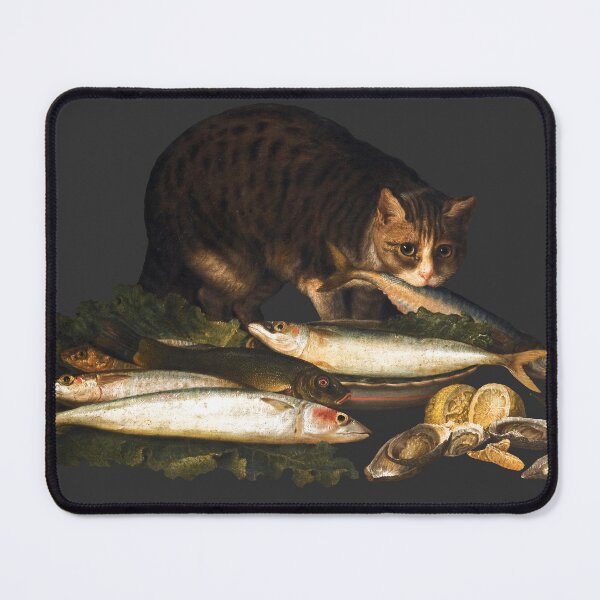 Item preview, Renaissance Cat Stealing Fish designed and sold by elinaarbidane.