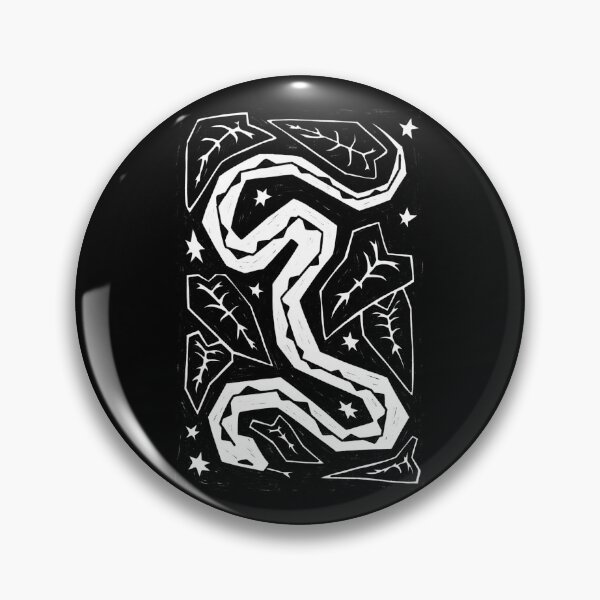 Item preview, Serpiente con alocasia, linograbado designed and sold by annexart.