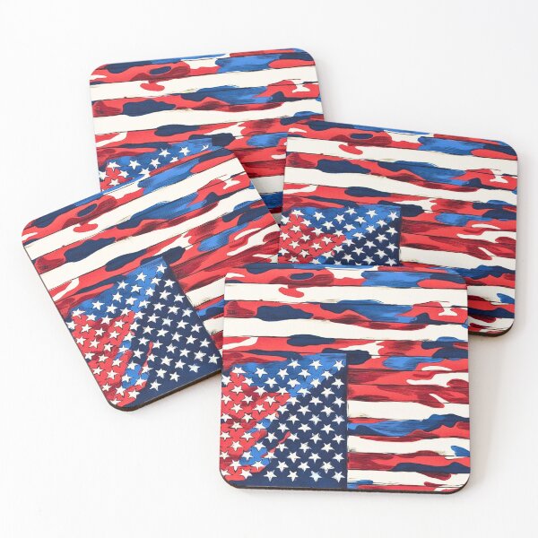 Artikelvorschau, USA Reverse Flag Camouflage Distressed amerikanische Flagge auf den Kopf gestellt entworfen und verkauft von CamouflageLab.