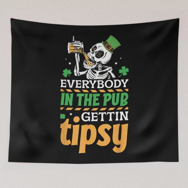 Item preview, Everybody In The Pub Getting Tipsy St Patrick's Day designed and sold by Vincent-Cloud.