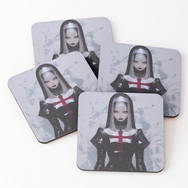 Item preview, Goth Nun designed and sold by CursedbyLilith.