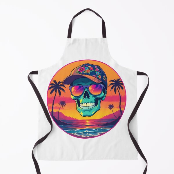 Item preview, Tropical Neon Skull Vibes designed and sold by SalahuTheBoss.