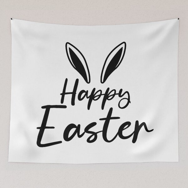 Item preview, Happy Easter Text designed and sold by YourChoiceArt.