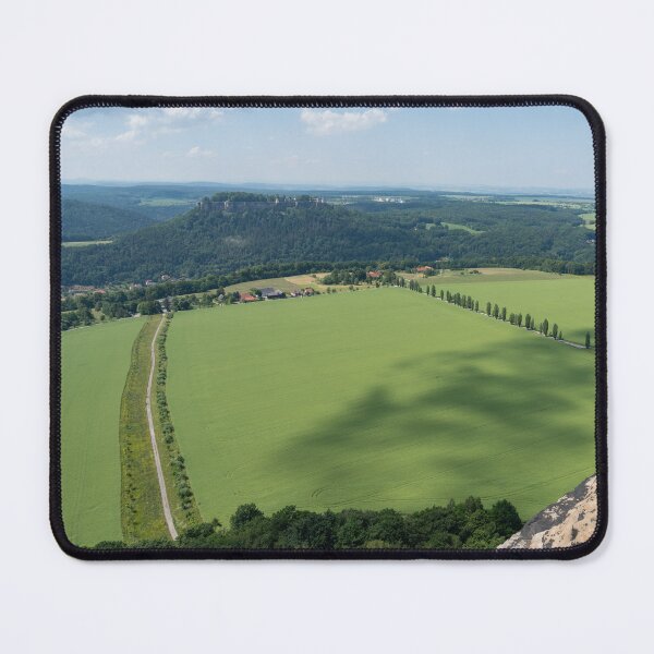 Item preview, View of a green field from the Lilienstein mountain designed and sold by Heidemüllerin.