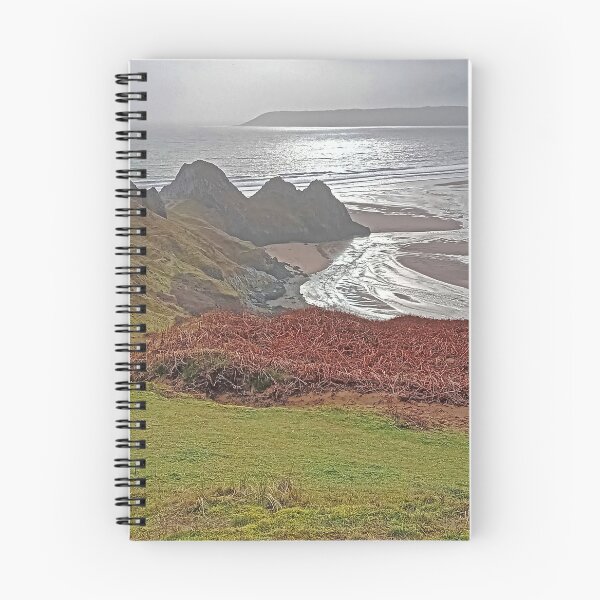 Item preview, Three Cliffs Bay, Gower Peninsula, February 2025 designed and sold by RedHillDigital.