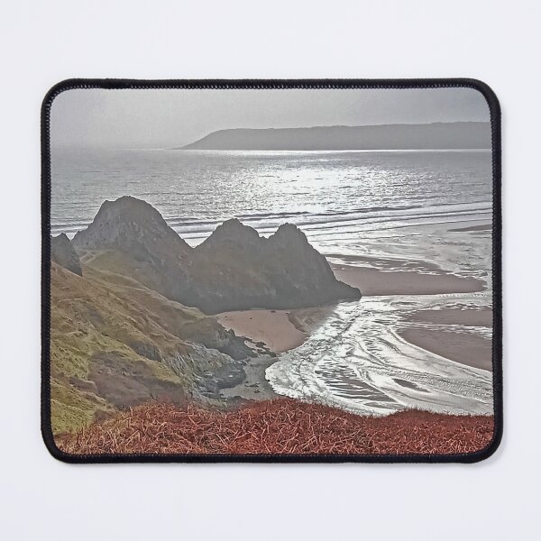Item preview, Three Cliffs Bay, Gower Peninsula, February 2025 designed and sold by RedHillDigital.