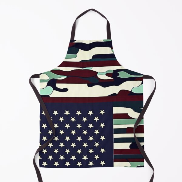 Artikelvorschau, Distressed Camo USA auf dem Kopf stehende Flagge Camouflage-Muster entworfen und verkauft von CamouflageLab.