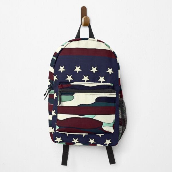 Artikelvorschau, Distressed Camo USA auf dem Kopf stehende Flagge Camouflage-Muster entworfen und verkauft von CamouflageLab.