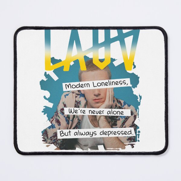 Item preview, We're Never Alone - Lauv designed and sold by DeadTired666.