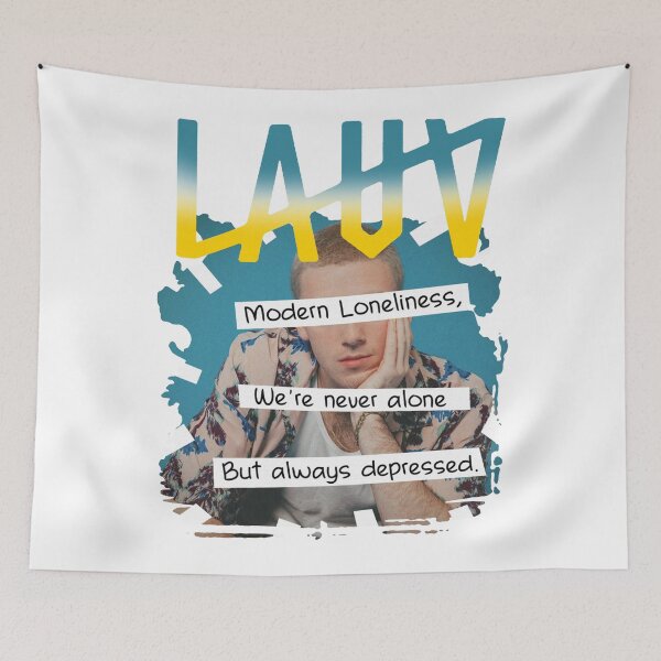 Item preview, We're Never Alone - Lauv designed and sold by DeadTired666.