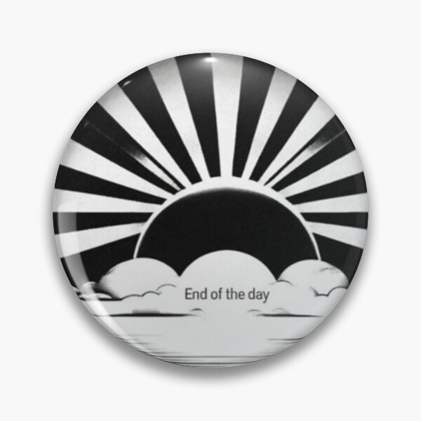 Item preview, End of the Day - Black & White Minimalist Sunset designed and sold by MaciejCraft.