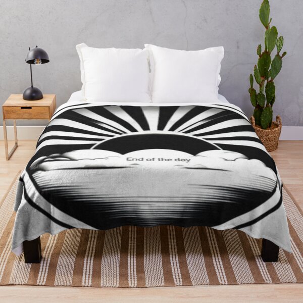 Item preview, End of the Day - Black & White Minimalist Sunset designed and sold by MaciejCraft.