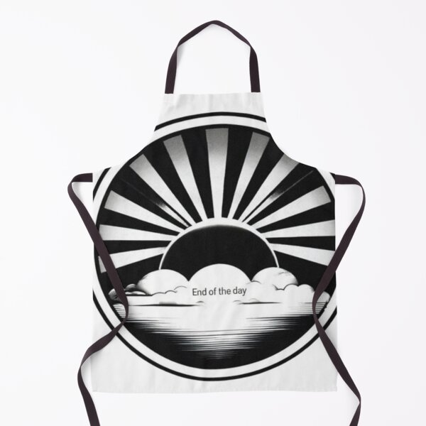Item preview, End of the Day - Black & White Minimalist Sunset designed and sold by MaciejCraft.