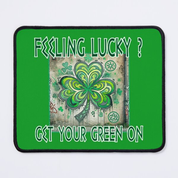 Item preview, St Patrick's Day Lucky Clover Irish Pride Street Art designed and sold by Medjed-Studios.