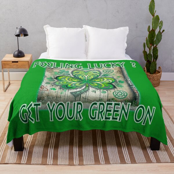 Item preview, St Patrick's Day Lucky Clover Irish Pride Street Art designed and sold by Medjed-Studios.