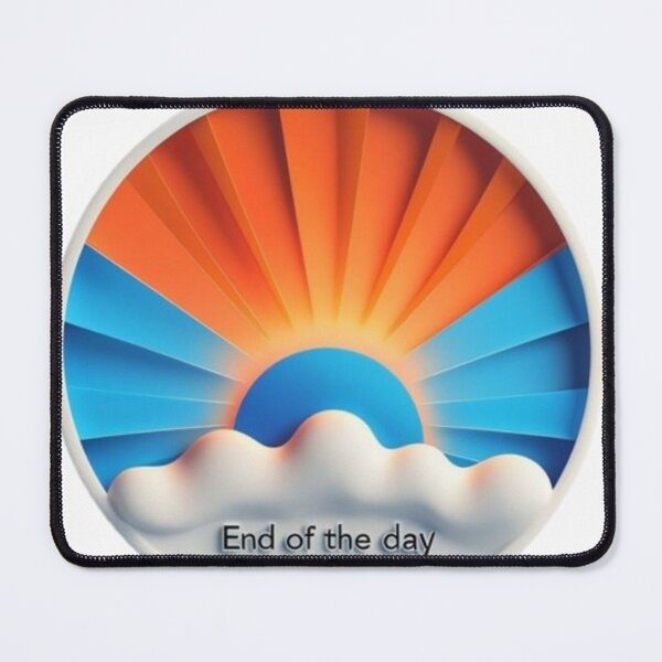 Item preview, End of the Day - Vibrant Sunset Illustration designed and sold by MaciejCraft.