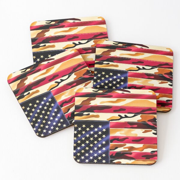Artikelvorschau, Umgedrehtes, verzweifeltes Camouflage-Design der amerikanischen Flagge entworfen und verkauft von CamouflageLab.