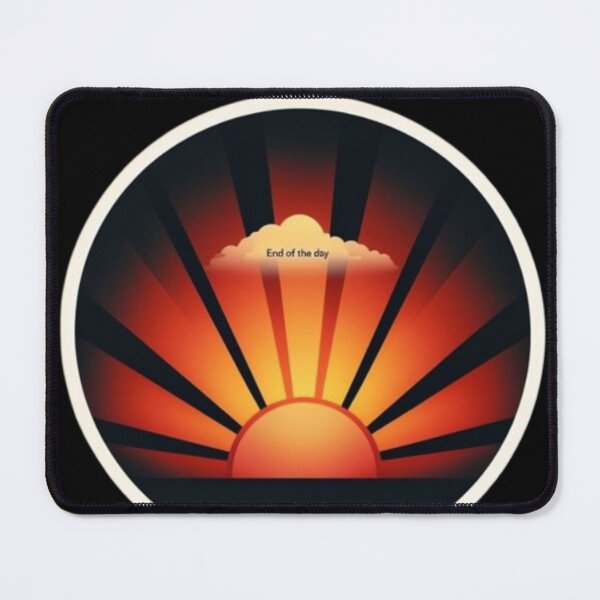 Item preview, End of the Day - Warm Glow Sunset Art designed and sold by MaciejCraft.