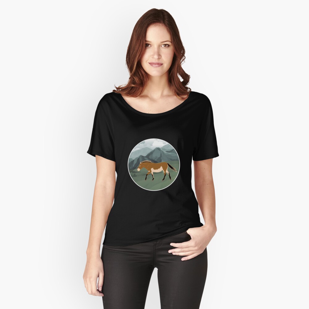 Aperçu de l'œuvre T-shirt coupe relax créée et vendue par WebEquitation.