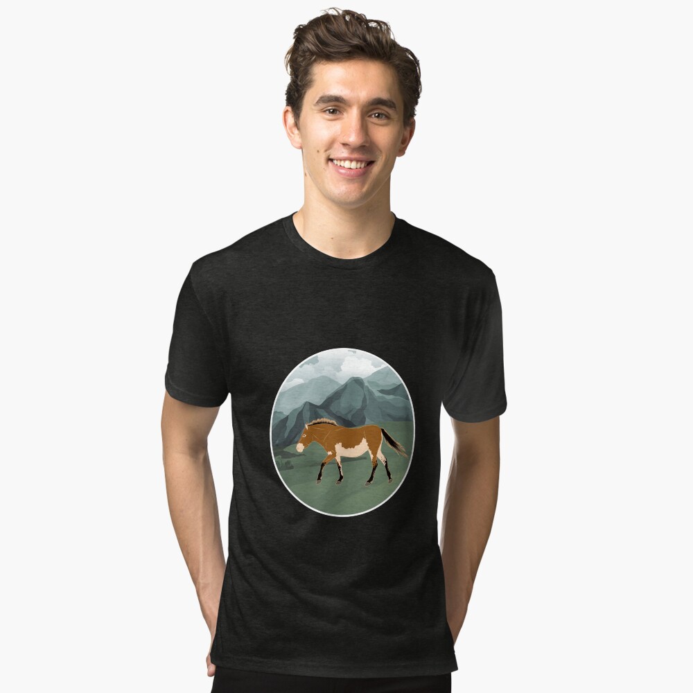 Aperçu de l'œuvre T-shirt chiné créée et vendue par WebEquitation.