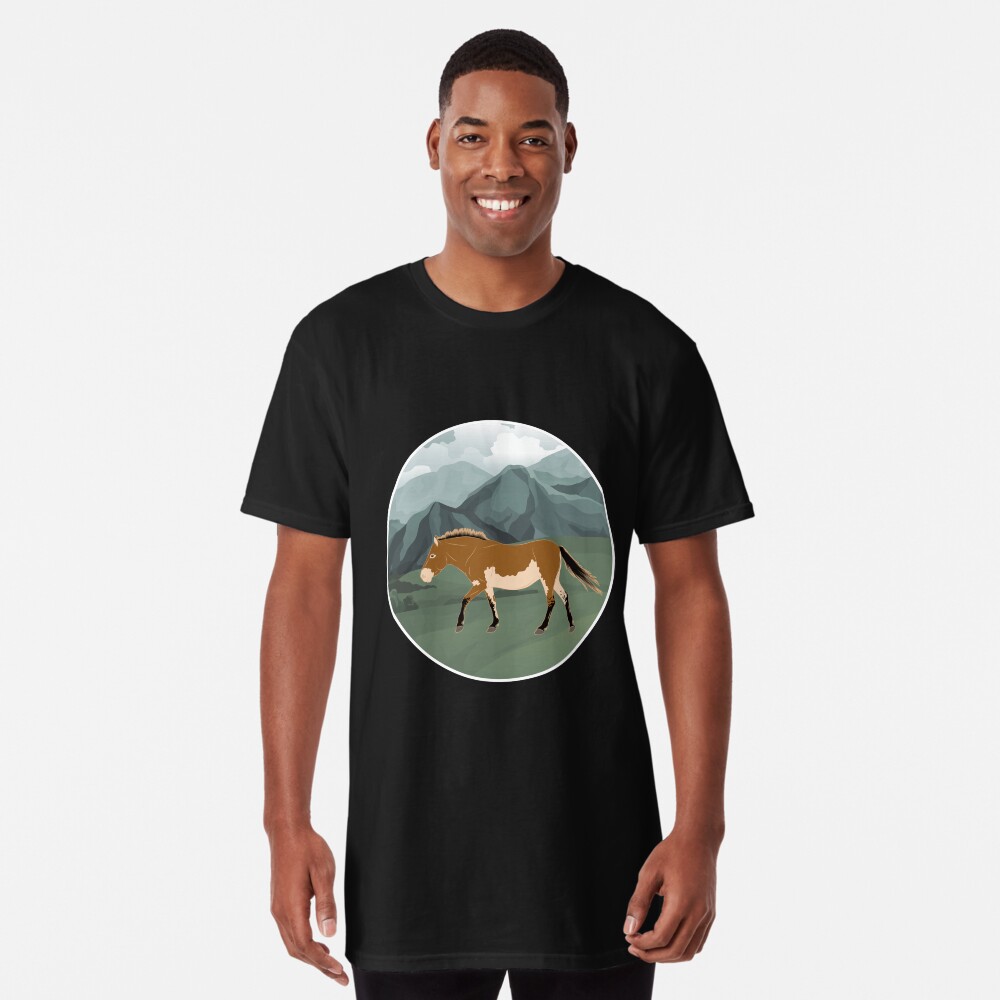Aperçu de l'œuvre T-shirt long créée et vendue par WebEquitation.