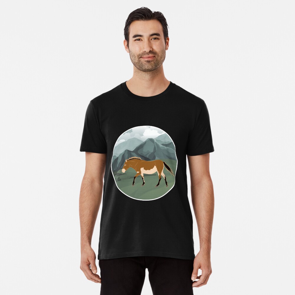 Aperçu de l'œuvre T-shirt premium créée et vendue par WebEquitation.