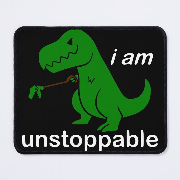 Item preview, T-Rex Unstoppable: Funny Dino Determination Tee designed and sold by fizzytees.