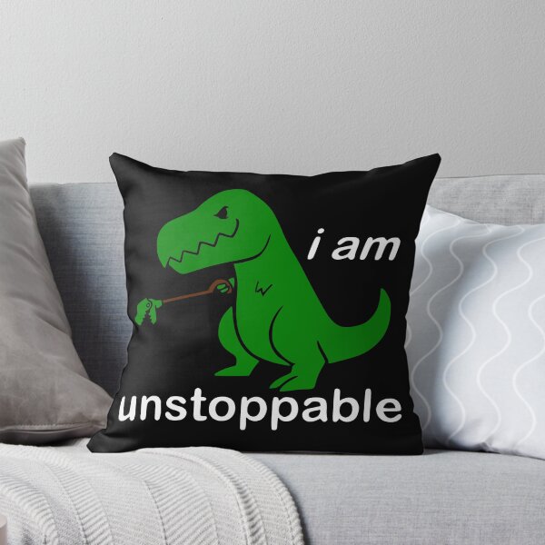 Item preview, T-Rex Unstoppable: Funny Dino Determination Tee designed and sold by fizzytees.