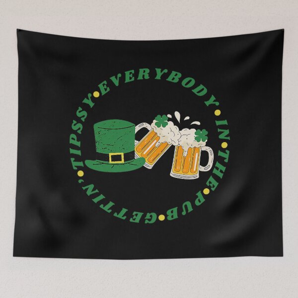 Item preview, Funny Everybody In The Pub Getting Tipsy St' Patrick's Day designed and sold by Vincent-Cloud.