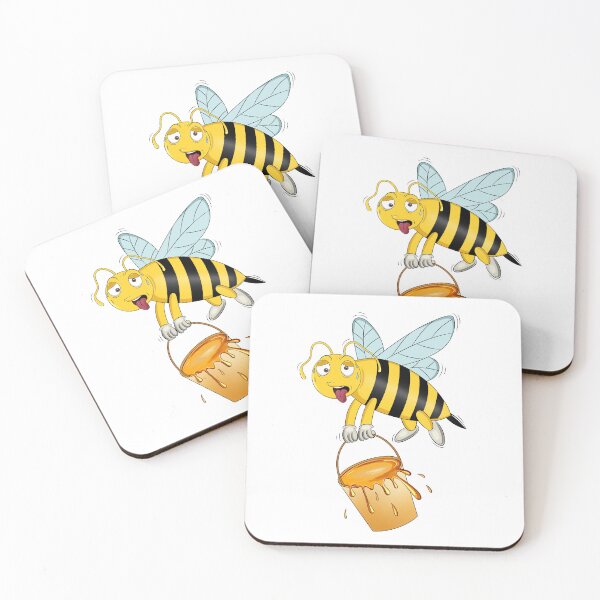 Item preview, The tired bee collected a full bucket of honey designed and sold by Kalamkas.