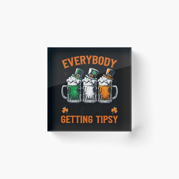 Item preview, Lucky Everybody In The Pub Getting Tipsy Funny St Patrick's Day designed and sold by Vincent-Cloud.